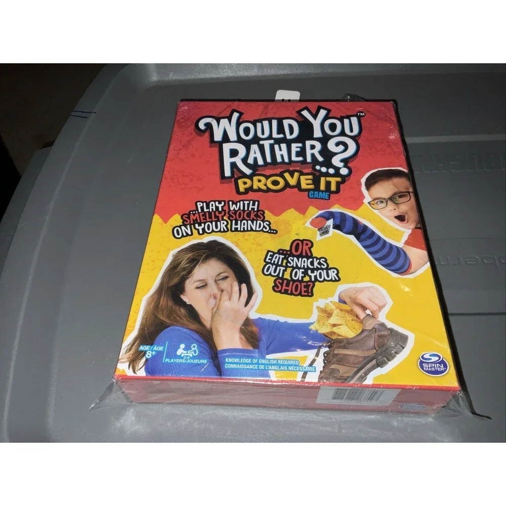 Would You Rather? Prove It Game By Spin Master Ages 8+ New Sealed 3-6 Players